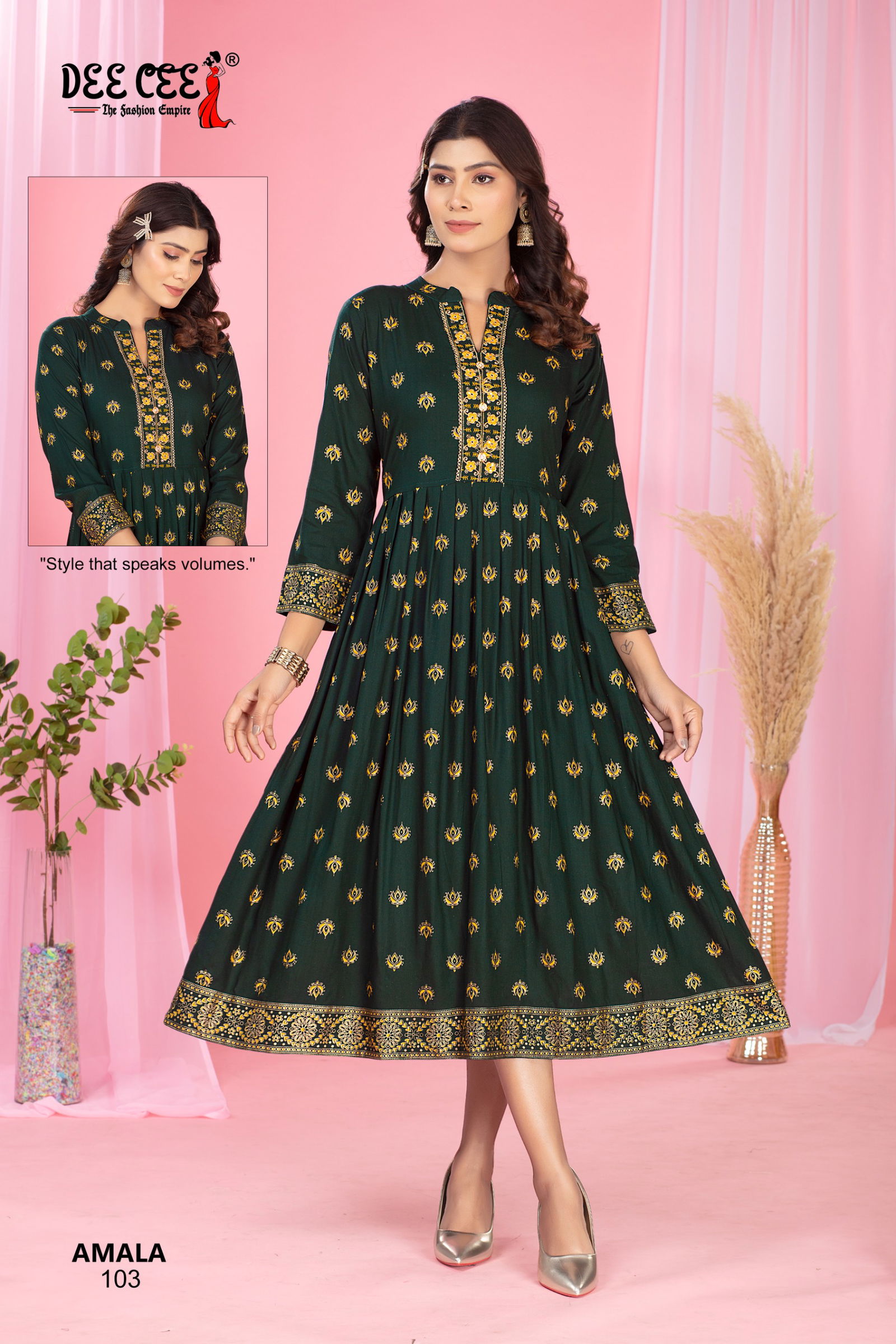 Amala By Deecee Casual Wear Fancy Rayon Kurtis Suppliers In India